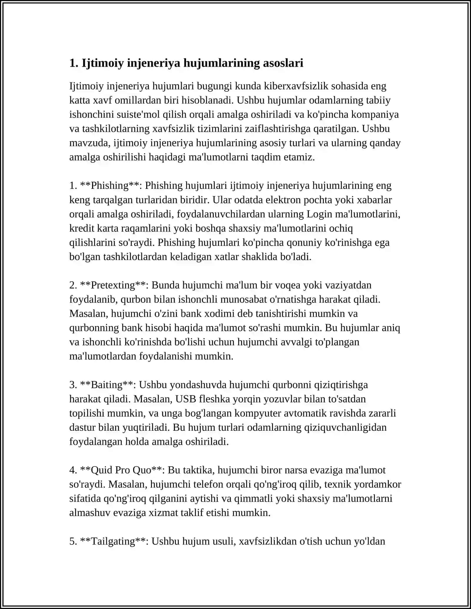 IJTIMOIY INJENERIYADA HUJUMLAR TAHLILI 3