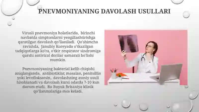 Pnevmoniya: Davolash va Oldini Olish 3