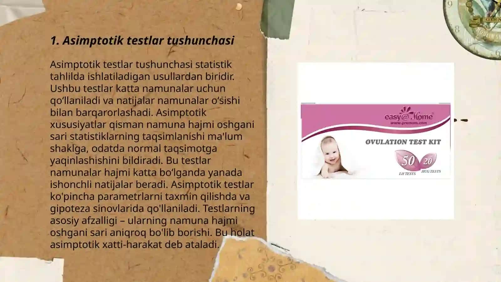 Asimptotik testlar. Darbin-Uotson testi 3