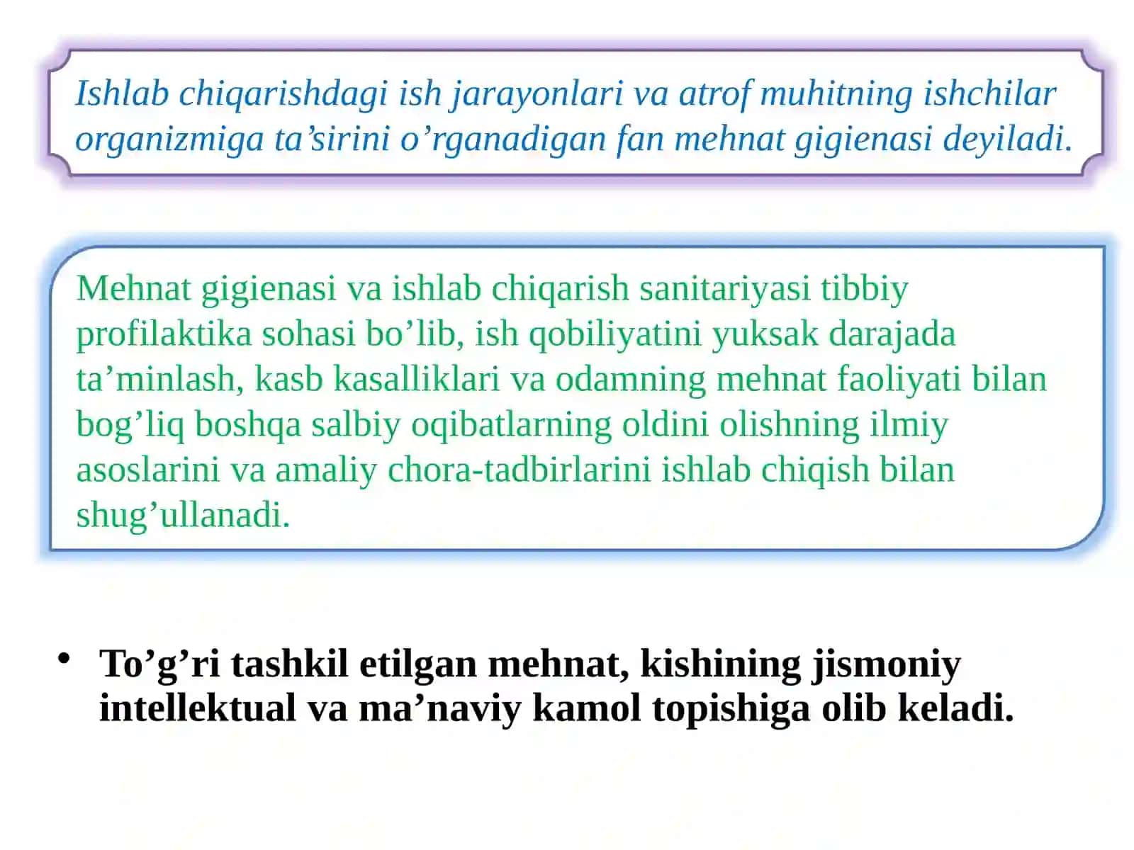 Ishlab chiqarishning sanitariyasi va gigienasi me'yorlari 3