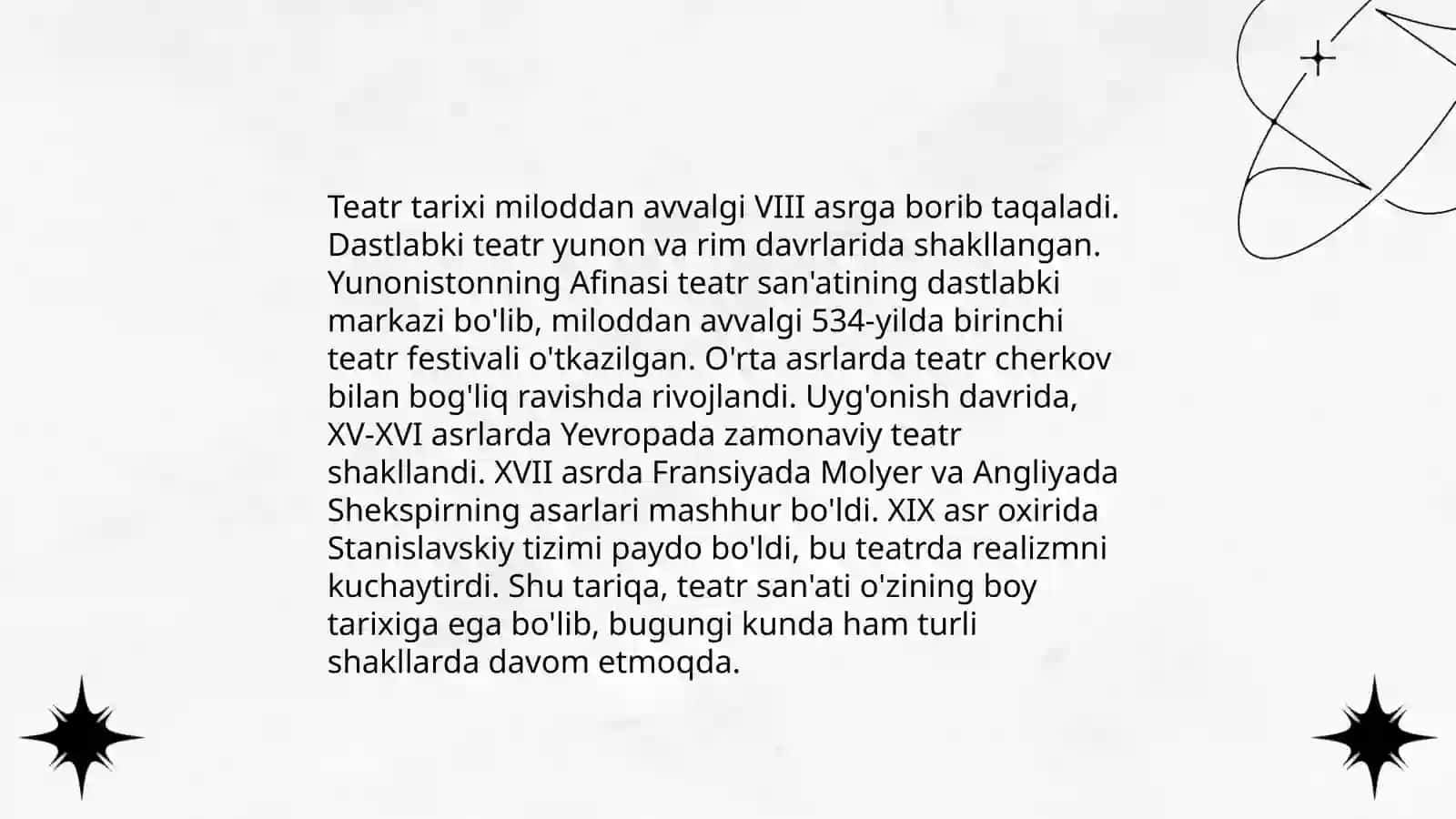 Teatr kinematografiyasining asosi 3