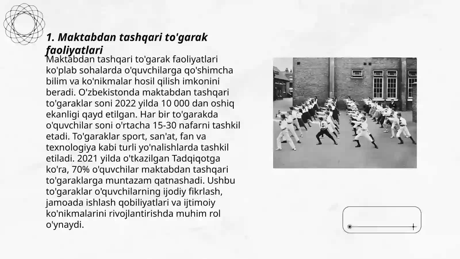 Maktabdan tashqari to'garak faoliyatlari 3