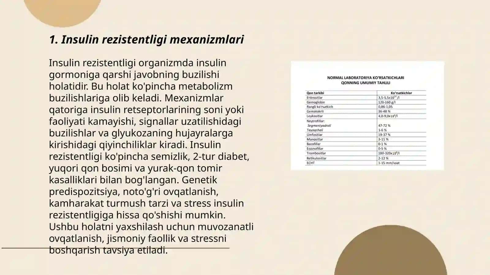 Metabolitik sindrom kelib chiqishining biokimyoviy asoslari 3