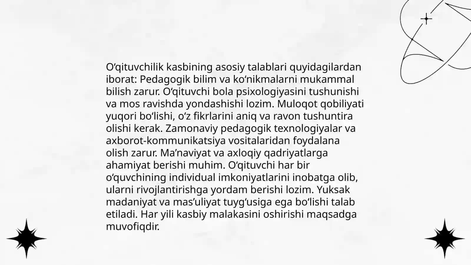 O'qituvchilik kasbi 3