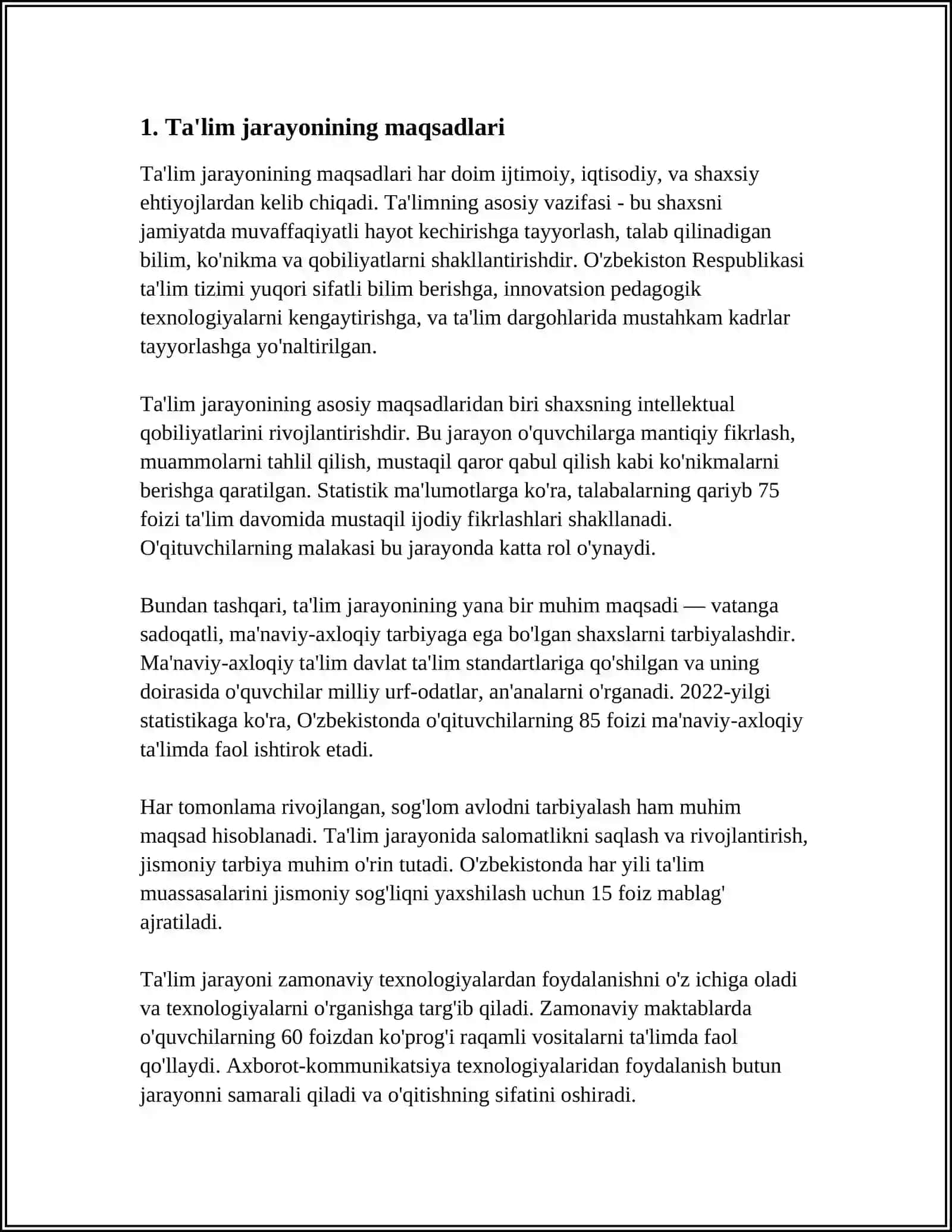 TARBIYA JARAYONI HAQIDA TUSHUNCHA 3