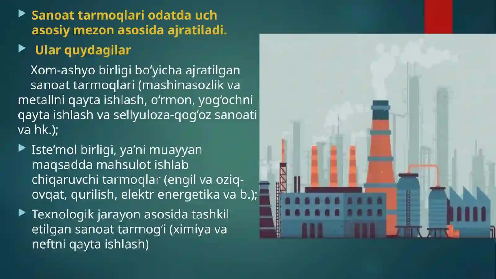 SANOATNING HUDUDIY TASHKIL QILISH OMILLARI 3