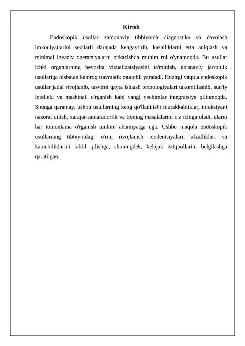 Tibbiyotda endoskopik usullarning qòllanilshi 3