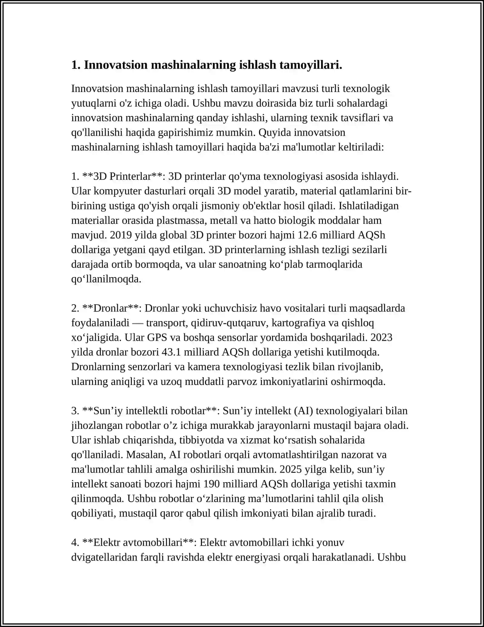 Innovatsion mashinalarning ishlash tamoyillari 3