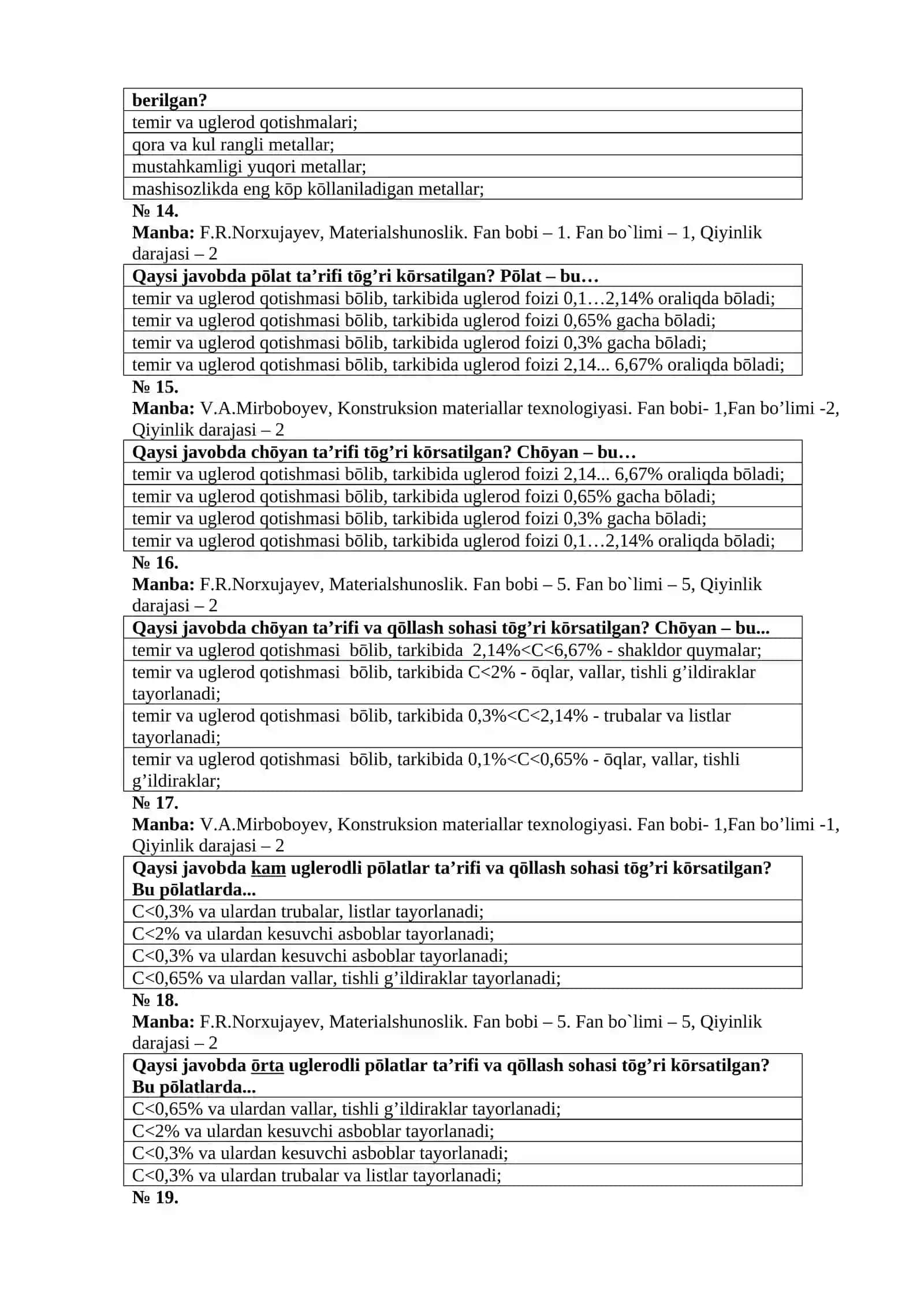 Konstruksion materiallar texnologiyasi 3