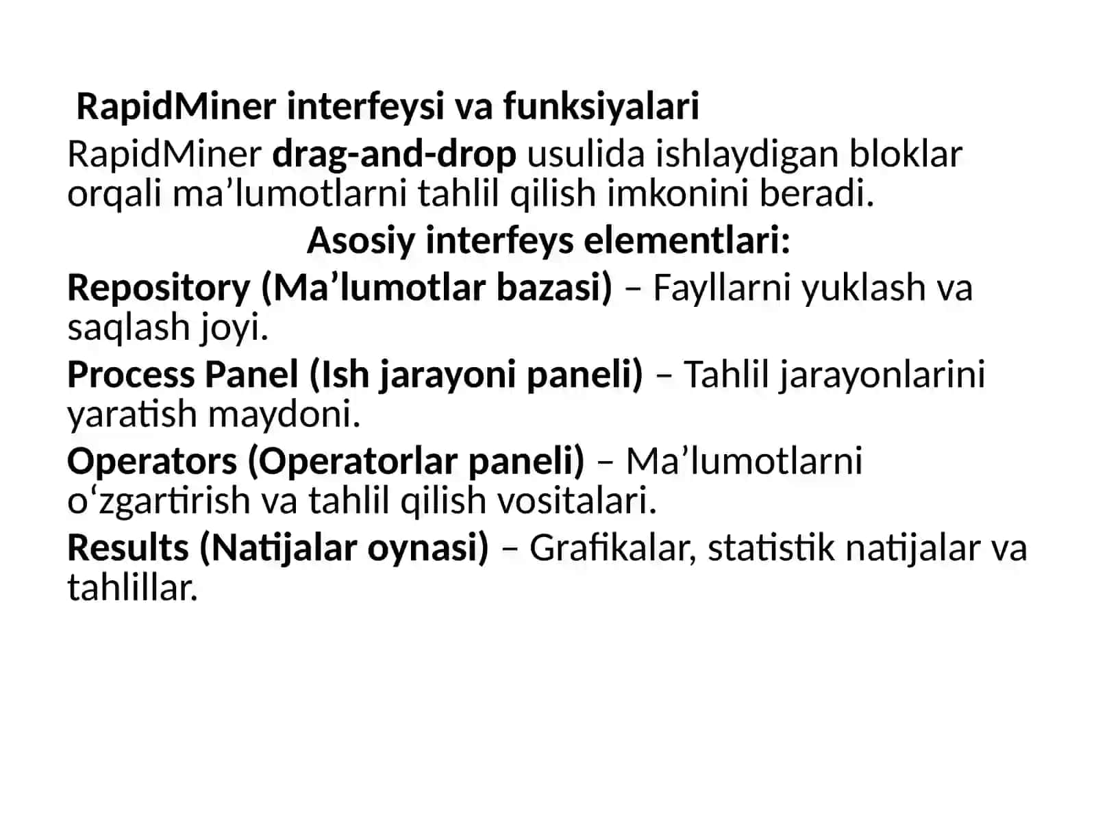 Ma’lumotlarni intellektual tahlili 3
