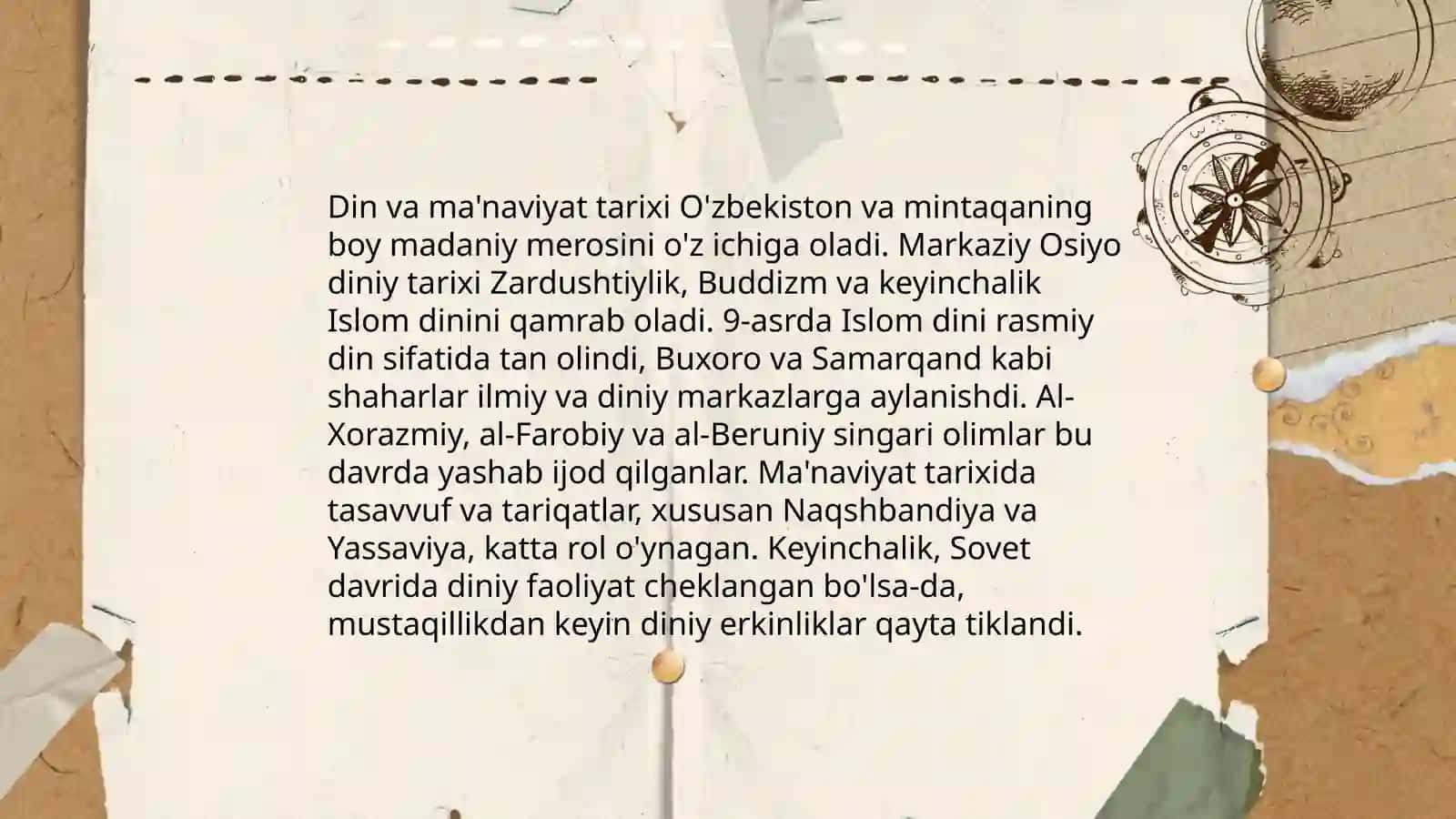 Din va ma'naviyat tarixi 3