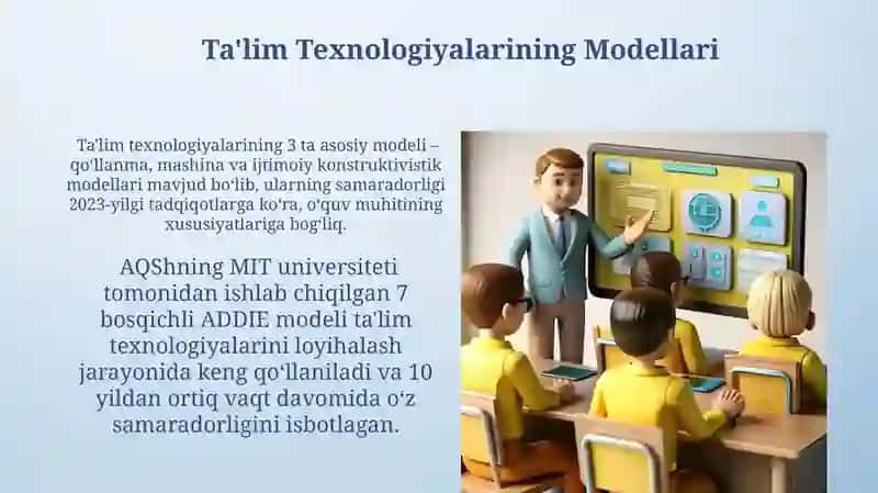 Ta'lim Texnologiyalarining Modellari 3
