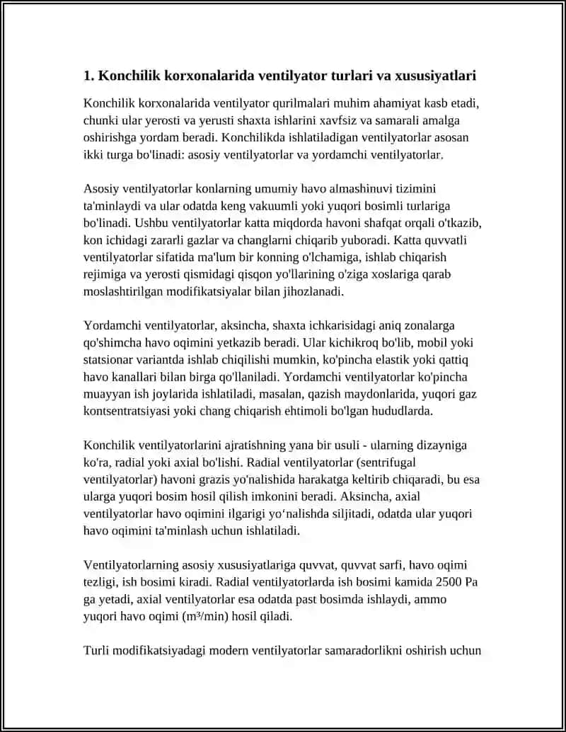 KONCHILIK KORXONALARIDA VENTILYOTOR QURILMALARI 3
