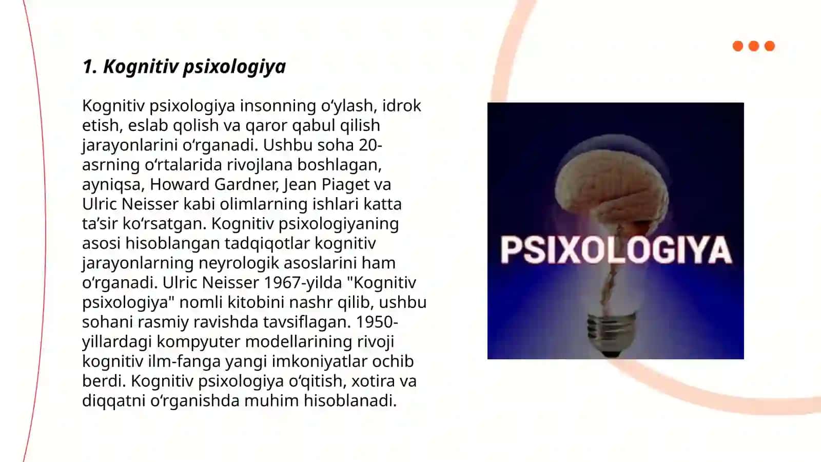 Kognitiv psixologiya 3