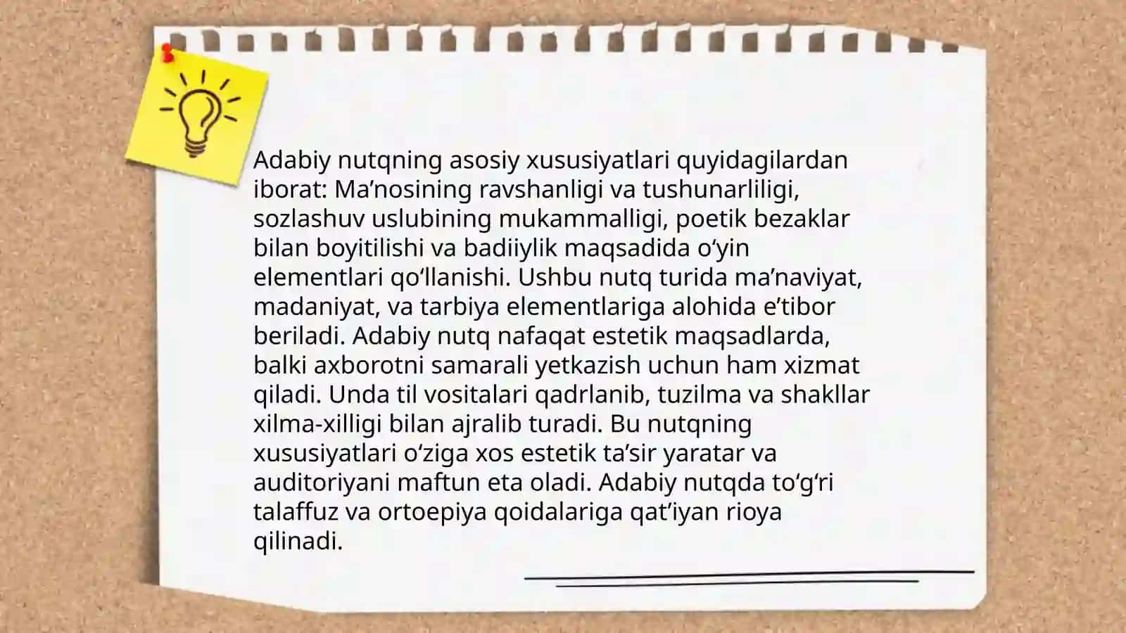 Adabiy nutq by Akramova Muhayyo 3