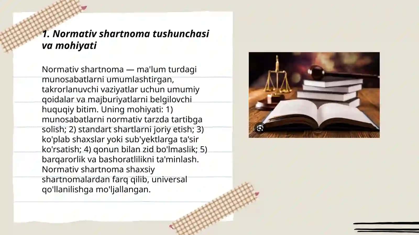 Normativ shartnomlar va uning xususiyatlari 3
