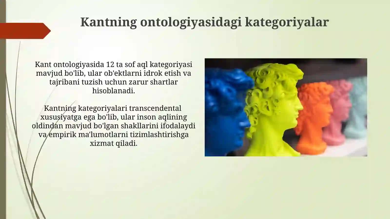 Kantning ontologiyasidagi kategoriyalar 3