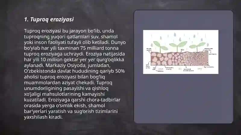 Tuproq Degradatsiyasi va uning Oqibati 3