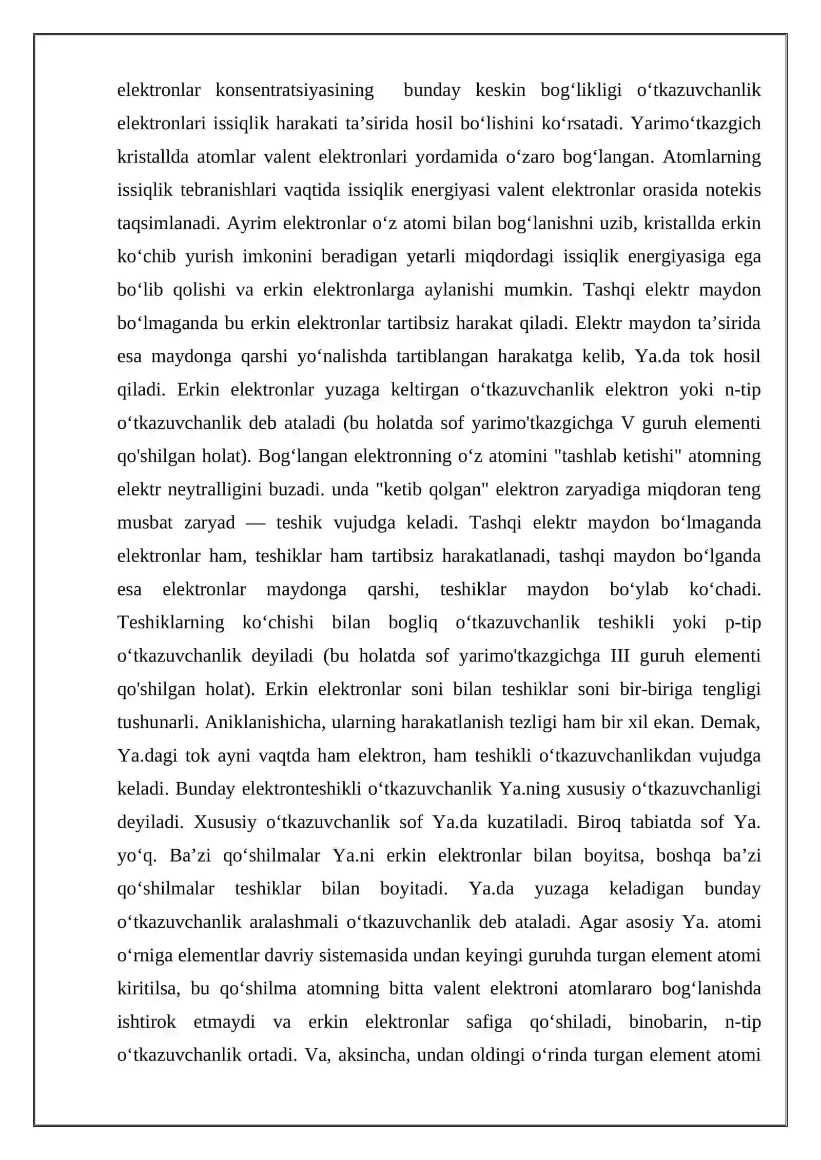 Yarim o’tkazgichli materiallar va payvandlash trnasformatorlari 3