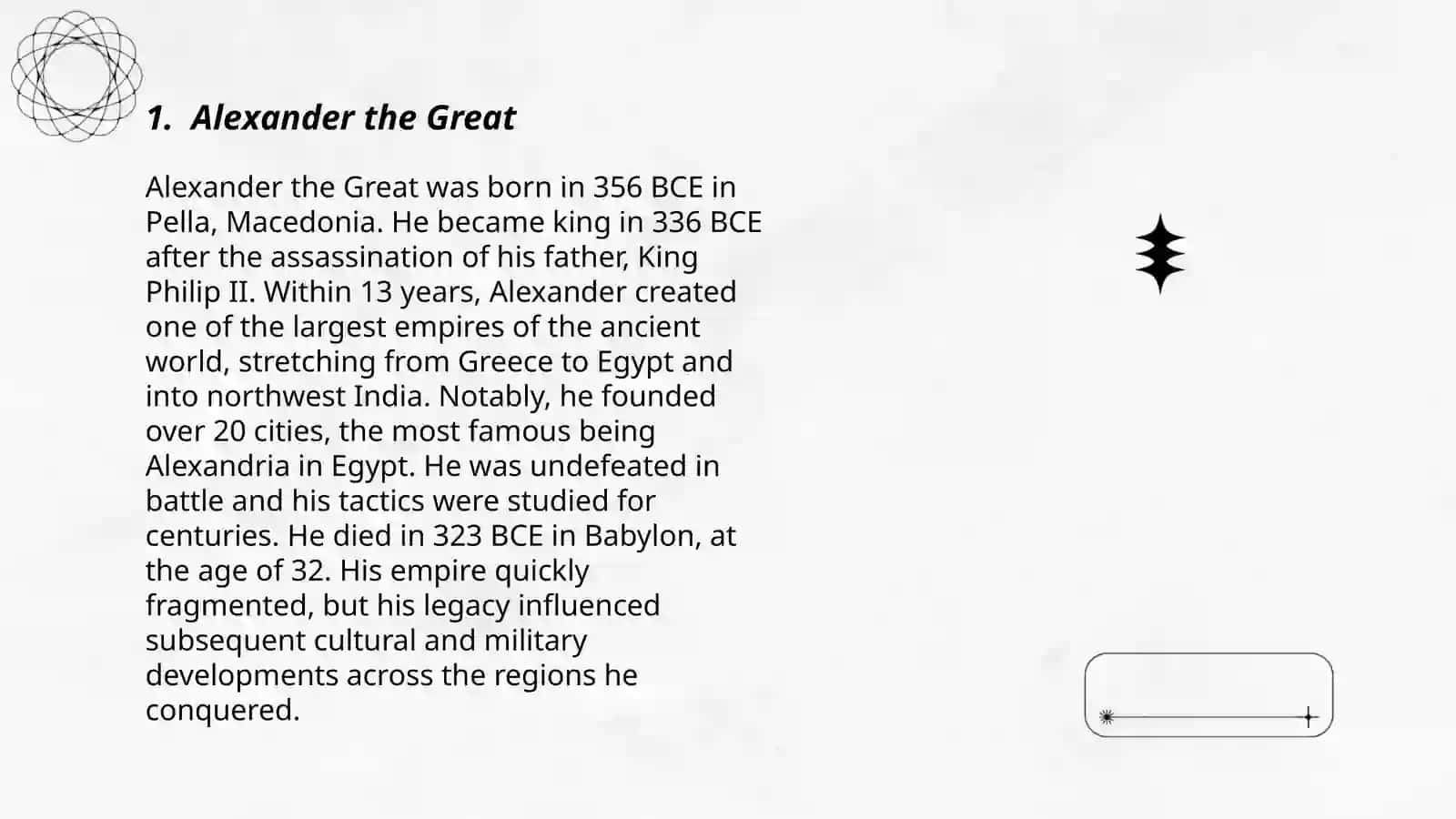 Famous people of antiquity 3