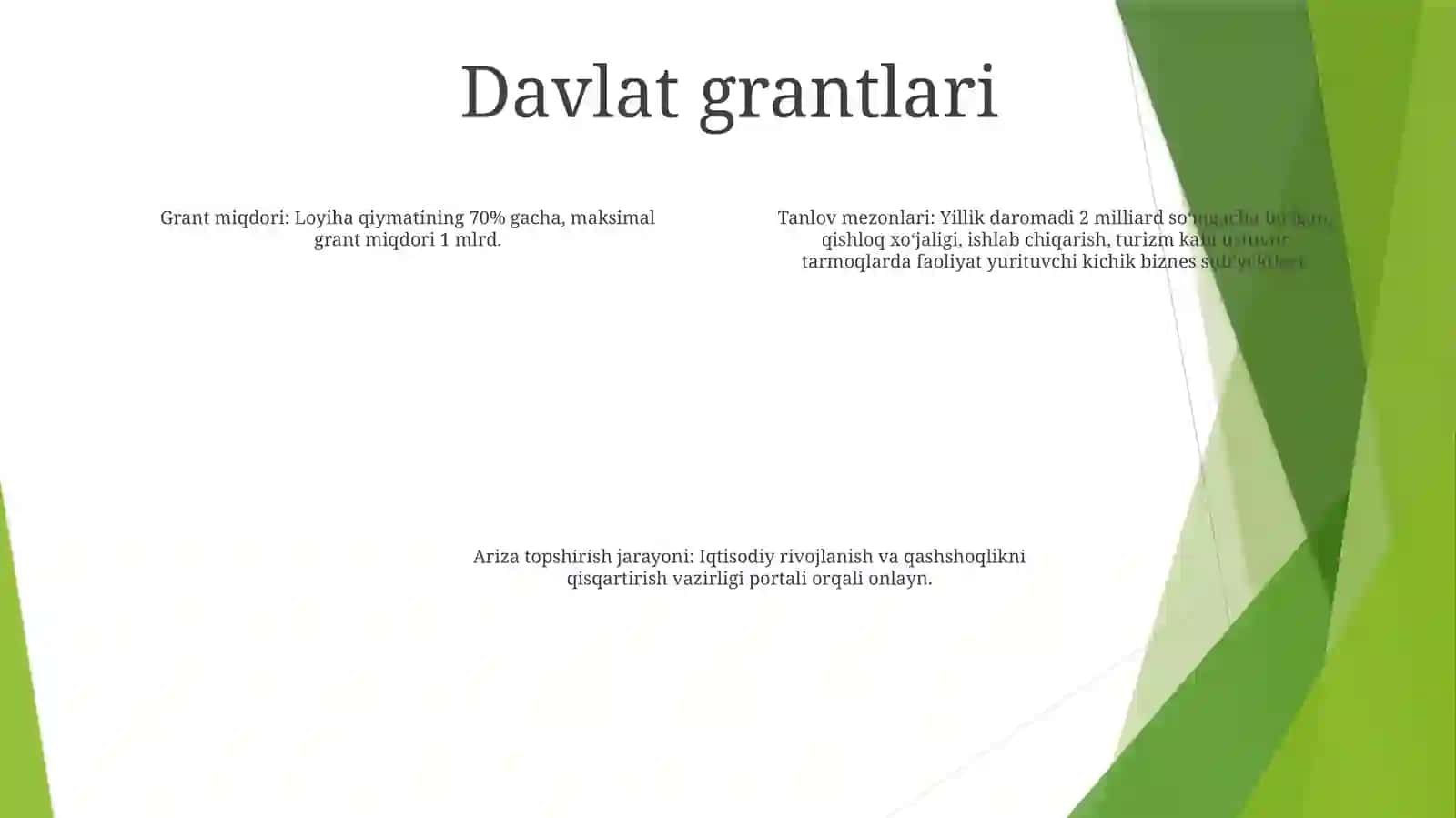 Kichik Biznesni Rivojlantirishni Moliyaviy Va Institutsional QoʼLlab Quvvatlash Chora Tadbirlari 3