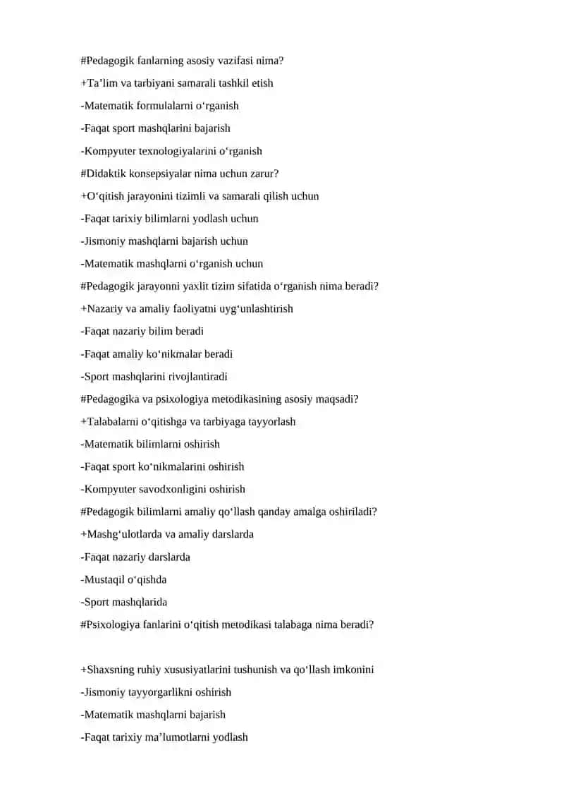 Pedagogik va psixologik fanlarni o‘qitish metodikasi 3