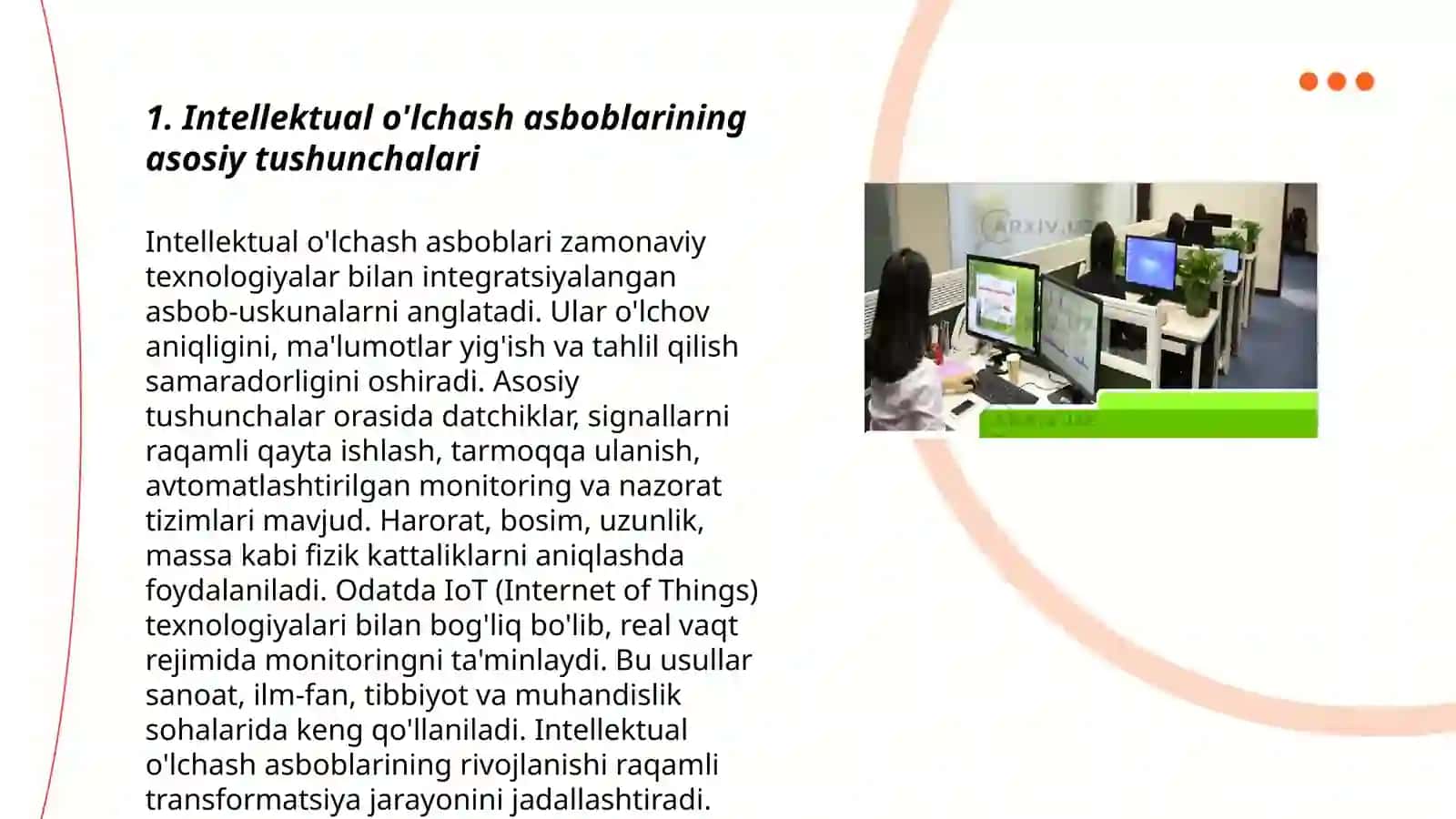 Intellektual o'lchash asboblarining ishlash prinsipi haqida ma'lumot 3