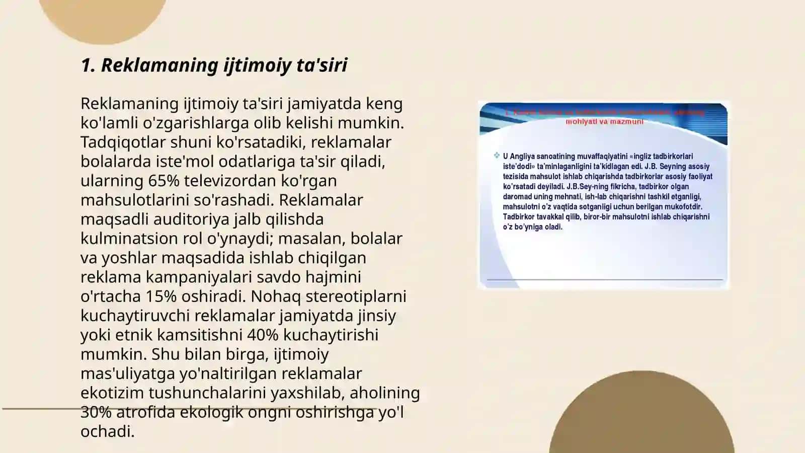 Reklamaning ijtimoiy mazmun va mohiyati 3