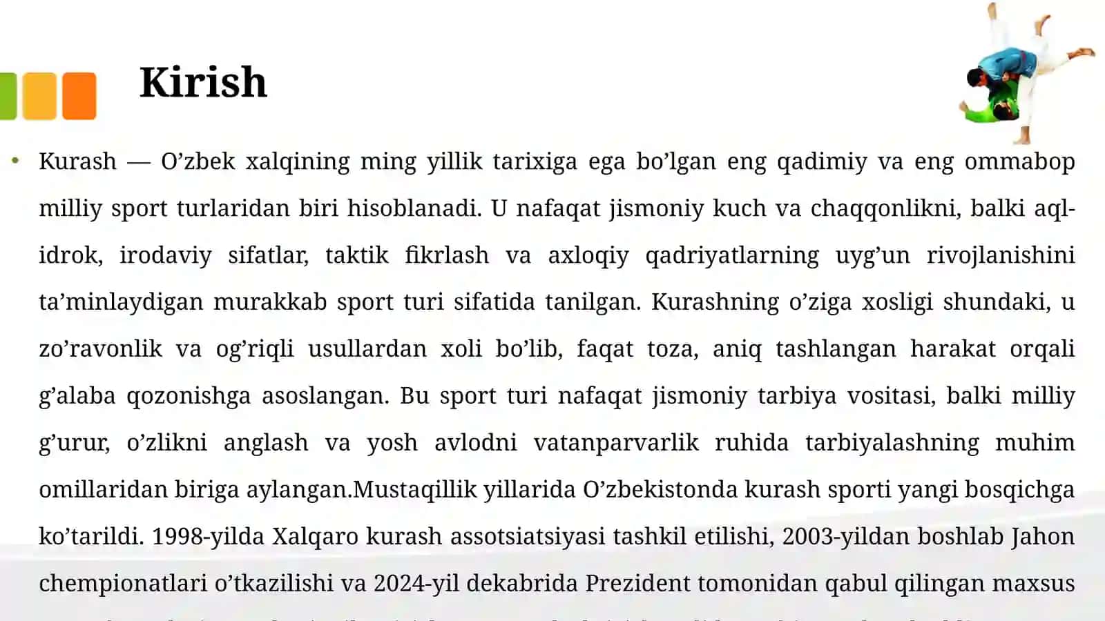 Kurash sport turining o’qitishning metodik asoslari 3
