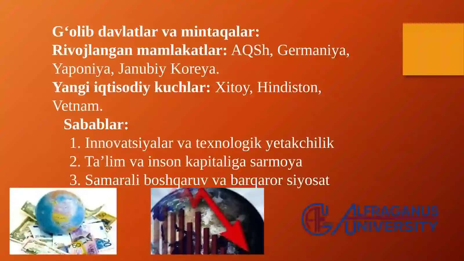 Globaliqtisodiyrivojlanish 5-ma’ruza 3