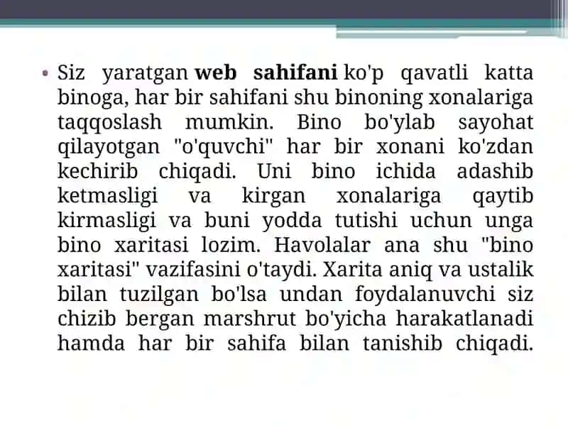 Arxitеktura va qurilishda wеb dasturlash tеxnologiyasini qo’llash asoslari 3