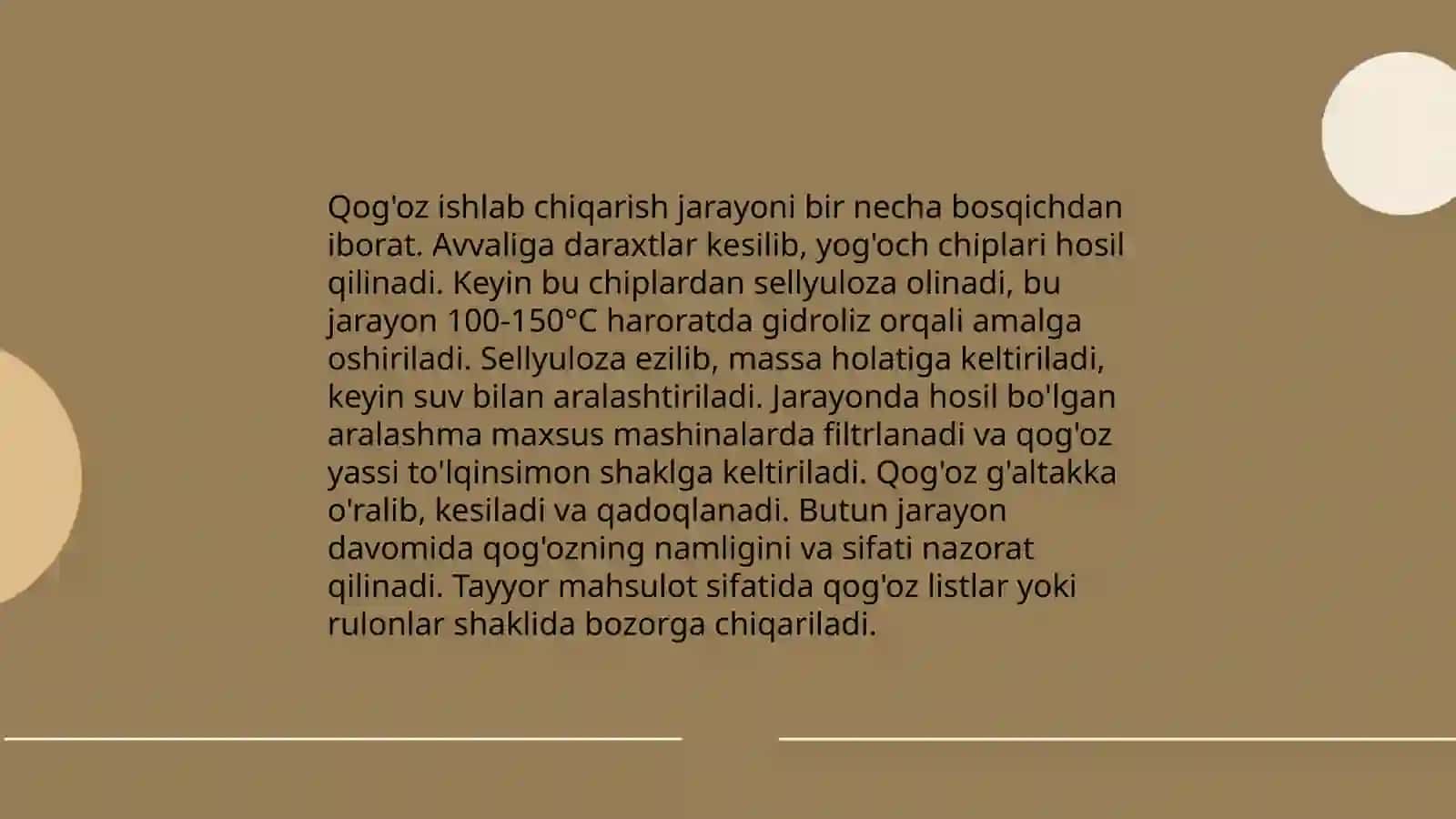 Qogʻoz va karton darslarining mazmuni 3
