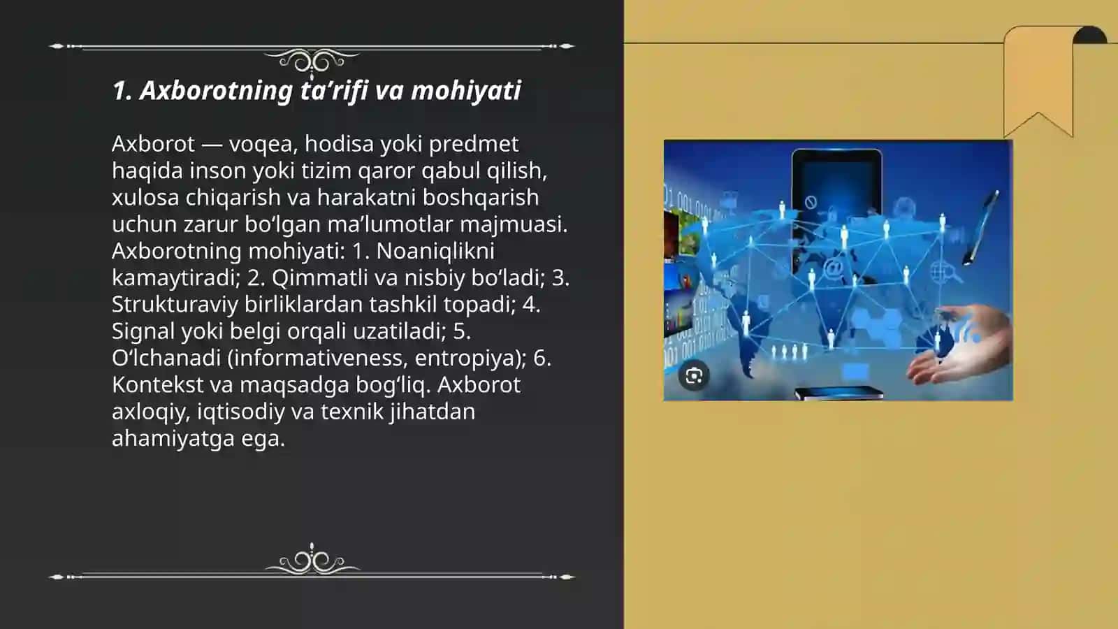 Axborot nima va uning manbalari 3