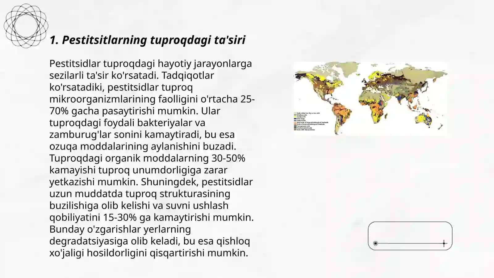 Tuproqning pestitsitlar bilan ifloslanishi 3