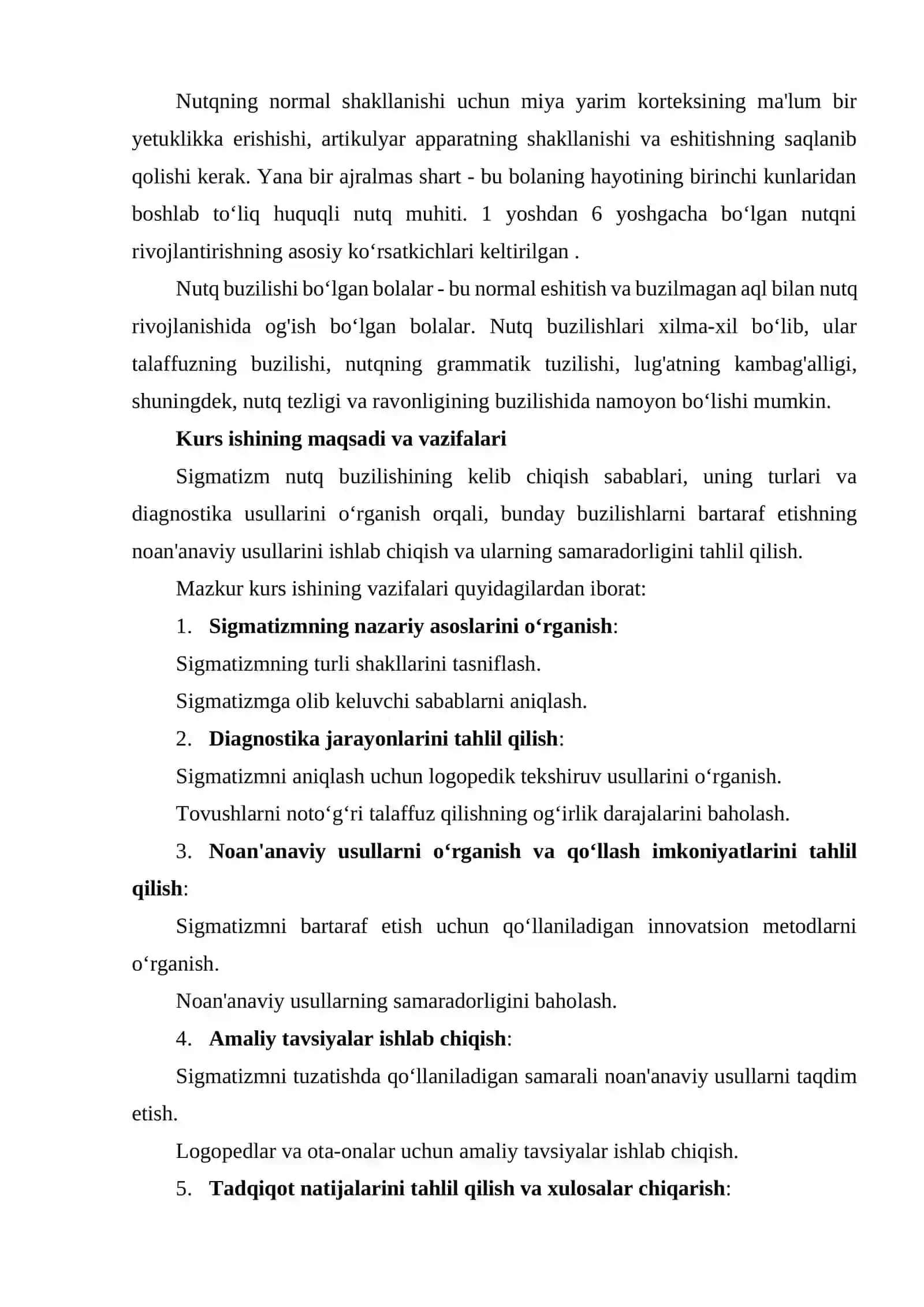 Sigmatizm nutq buzilishi va uni bartaraf etishning dolzarbligi 3