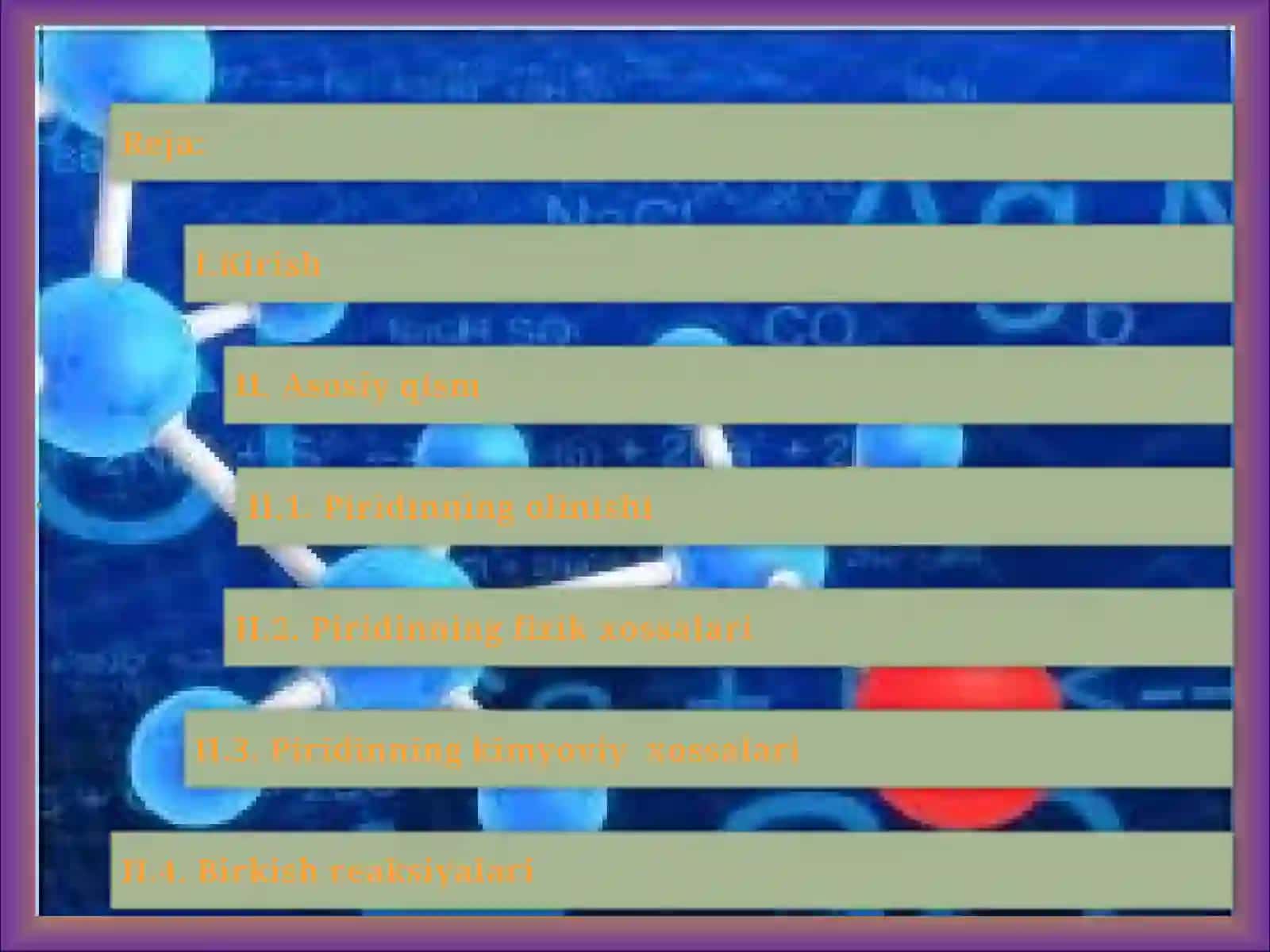 Egamberdiyeva Shohistaning Organik Kimyo Fanidan Tayyorlagan Kurs Ishi 3