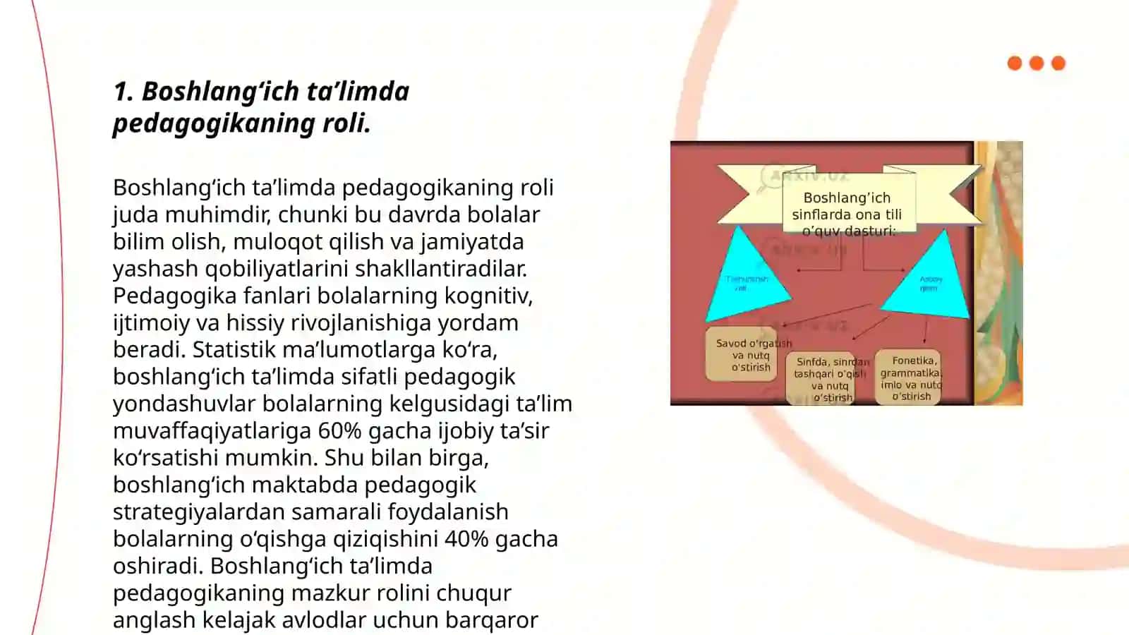 Boshlangʻich ta'lim pedogogikasi haqida umumiy tushuncha 3