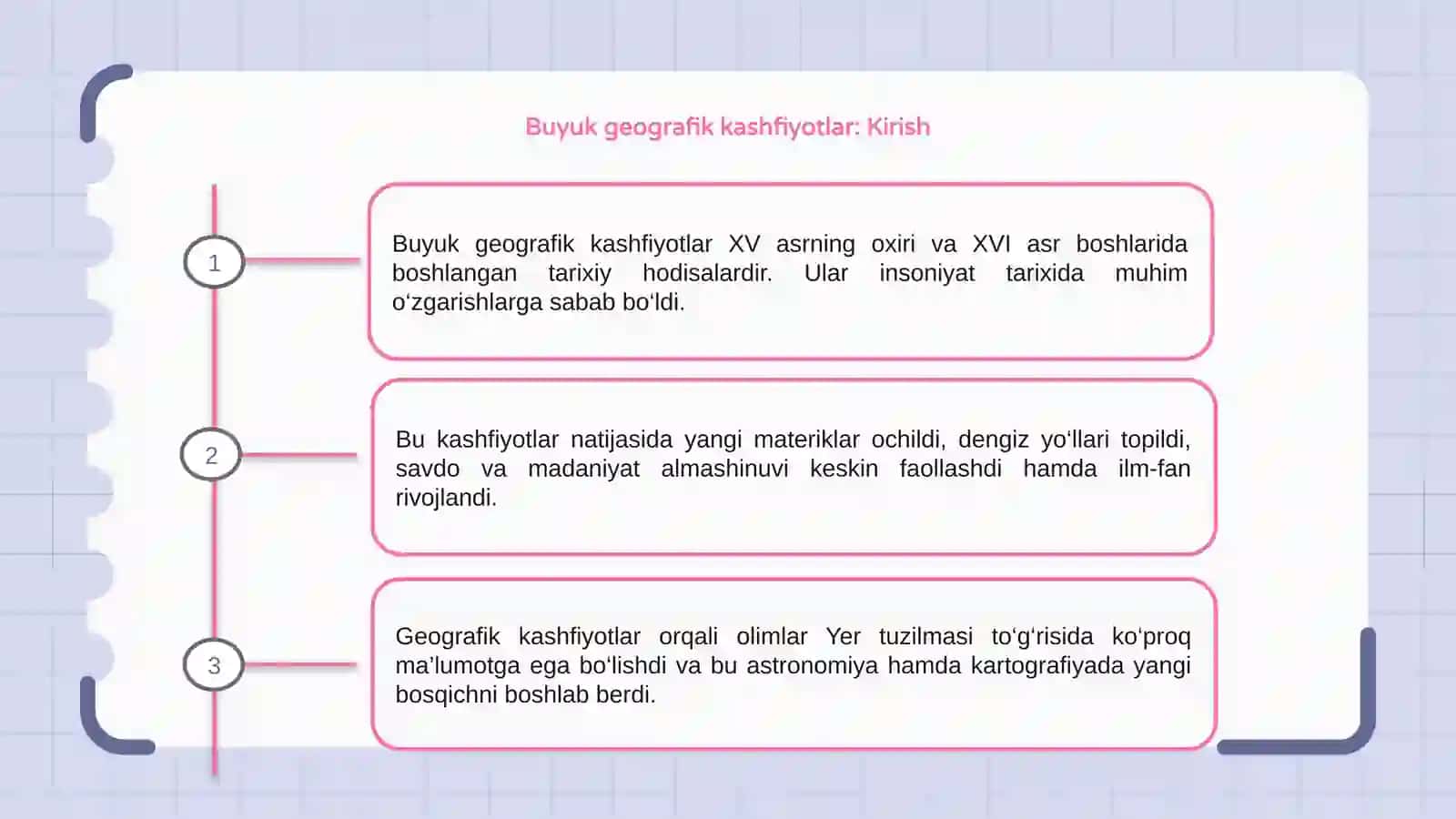Buyuk geografik kashfiyotlar va ularning fanga taʼsiri 3