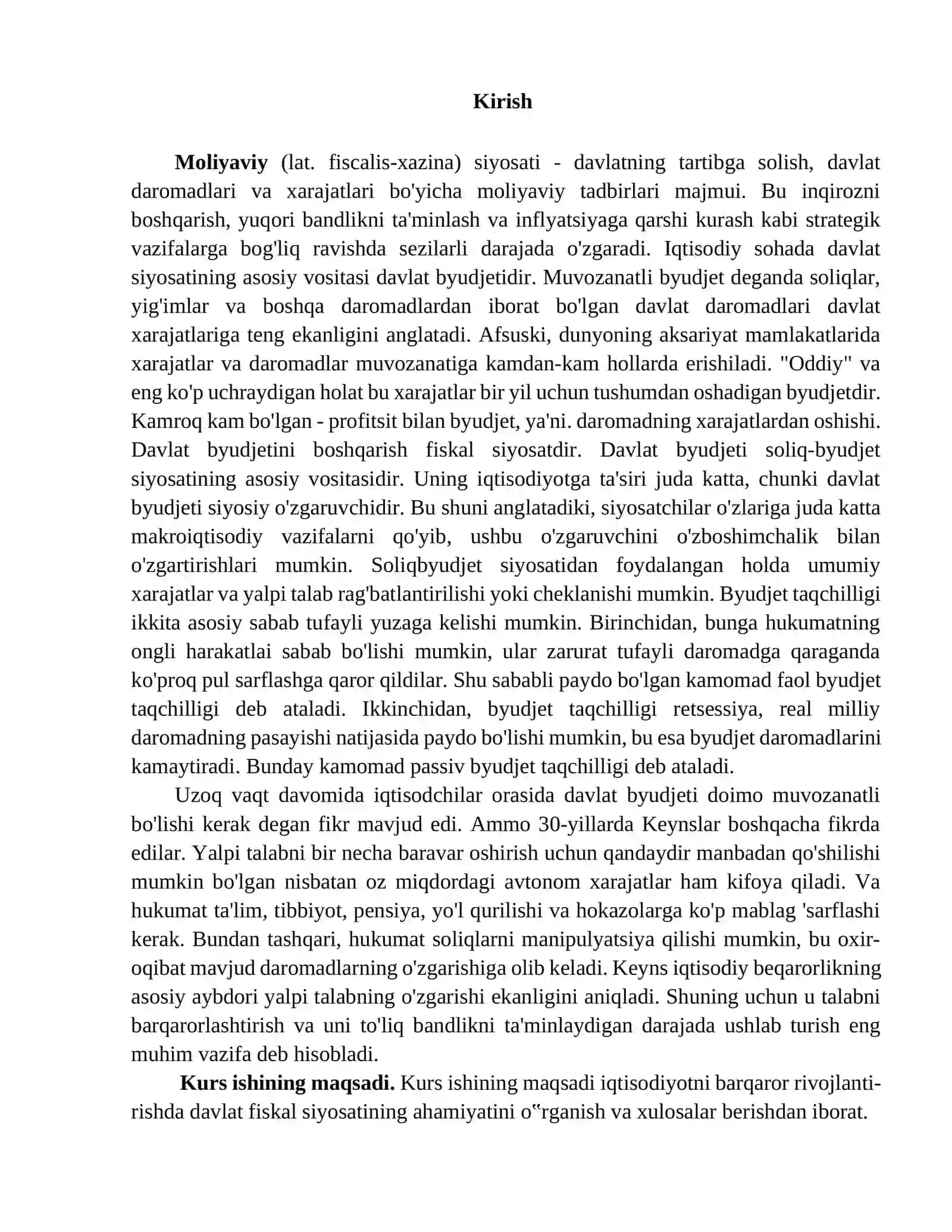 Pul bozorida muvozanat 3
