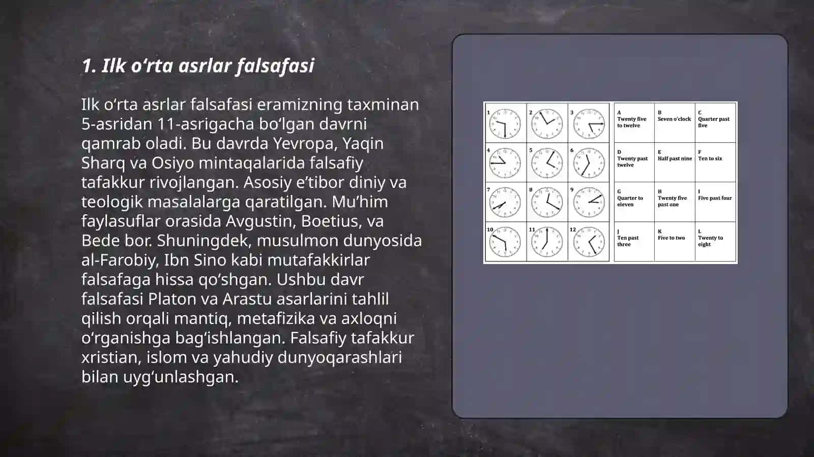Ilk oʻrta asrlar sharq falsafasi va uygʻonish davri 3