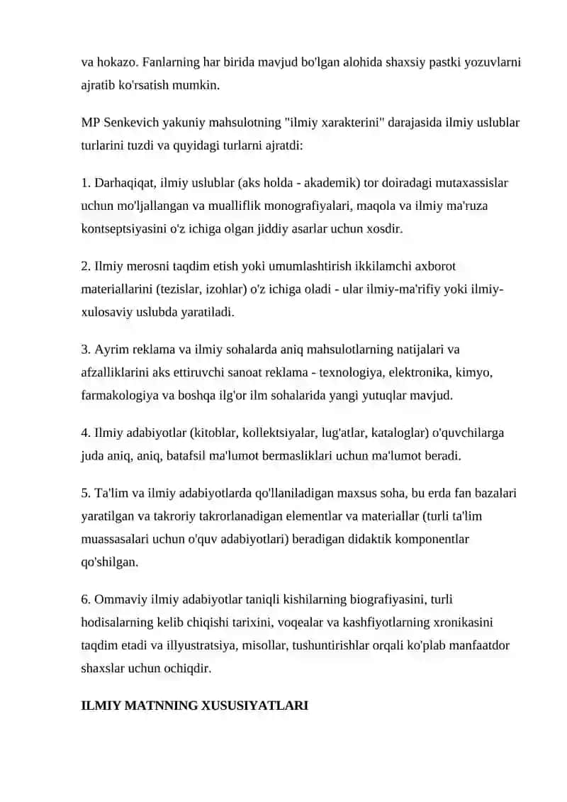 Ilmiy uslubning grammatik xususiyatlari 3