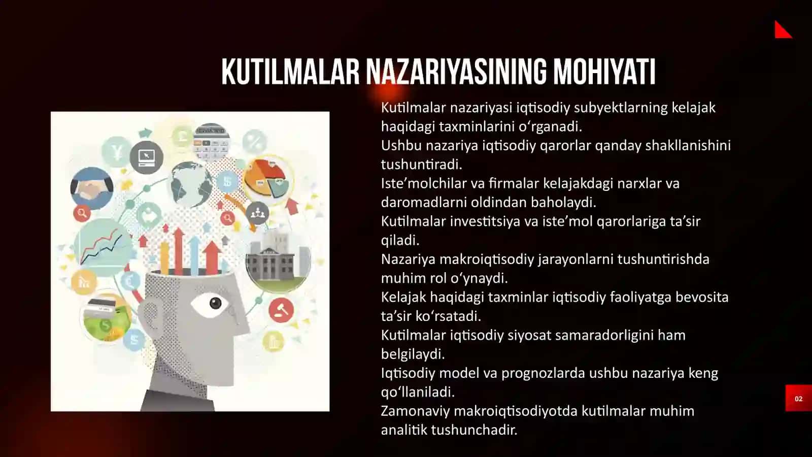 Kutilmalar nazariyasi va makroiqtisodiy dinamika 3