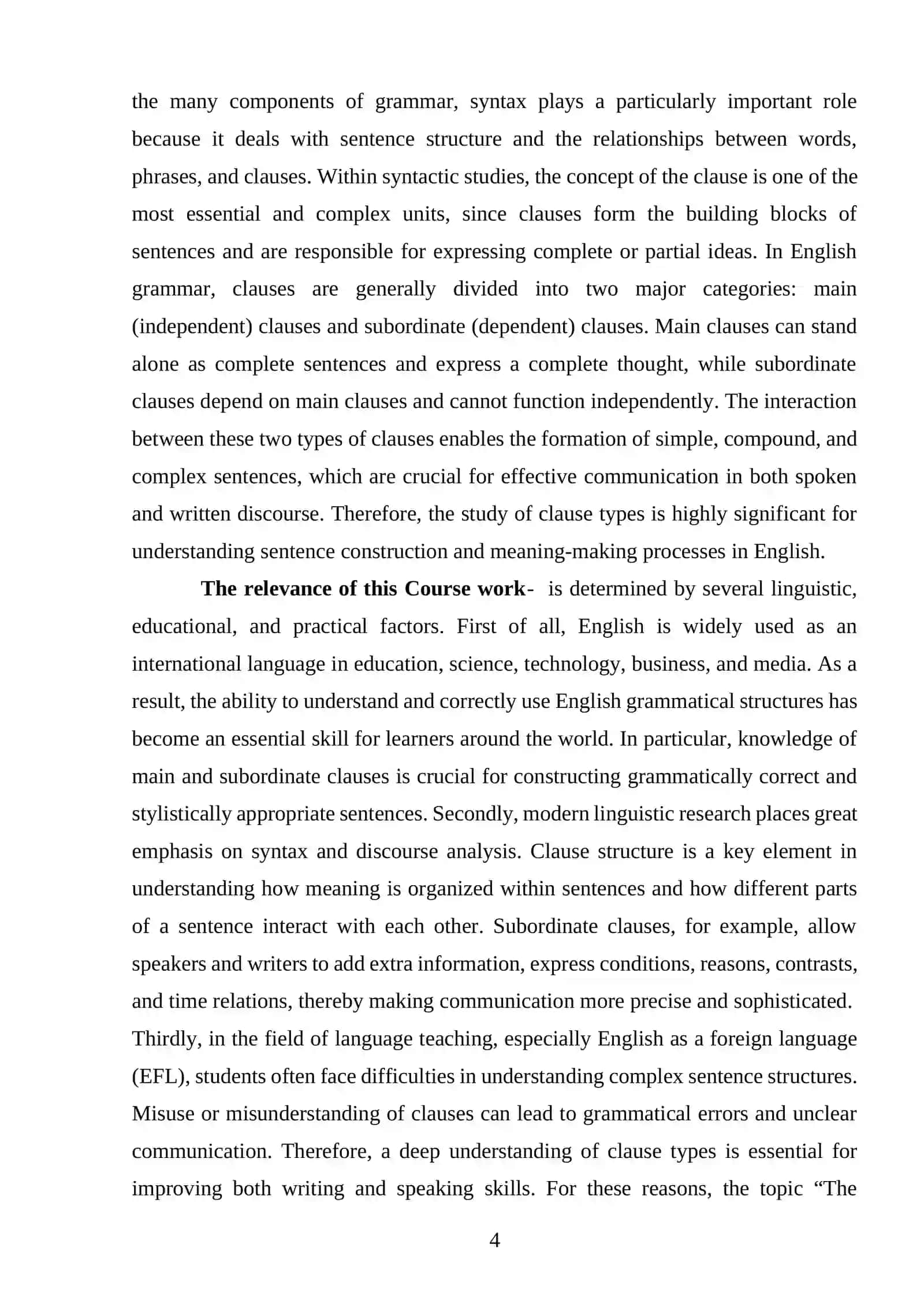The different types of clauses in English. Main clauses, subordinate clauses 3