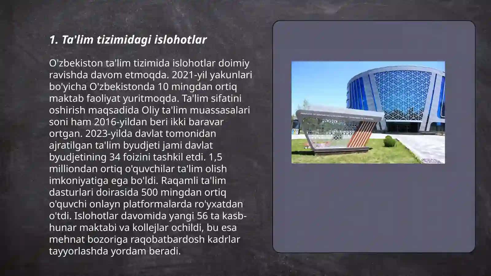 Ta'lim tizimidagi islohotlar 3