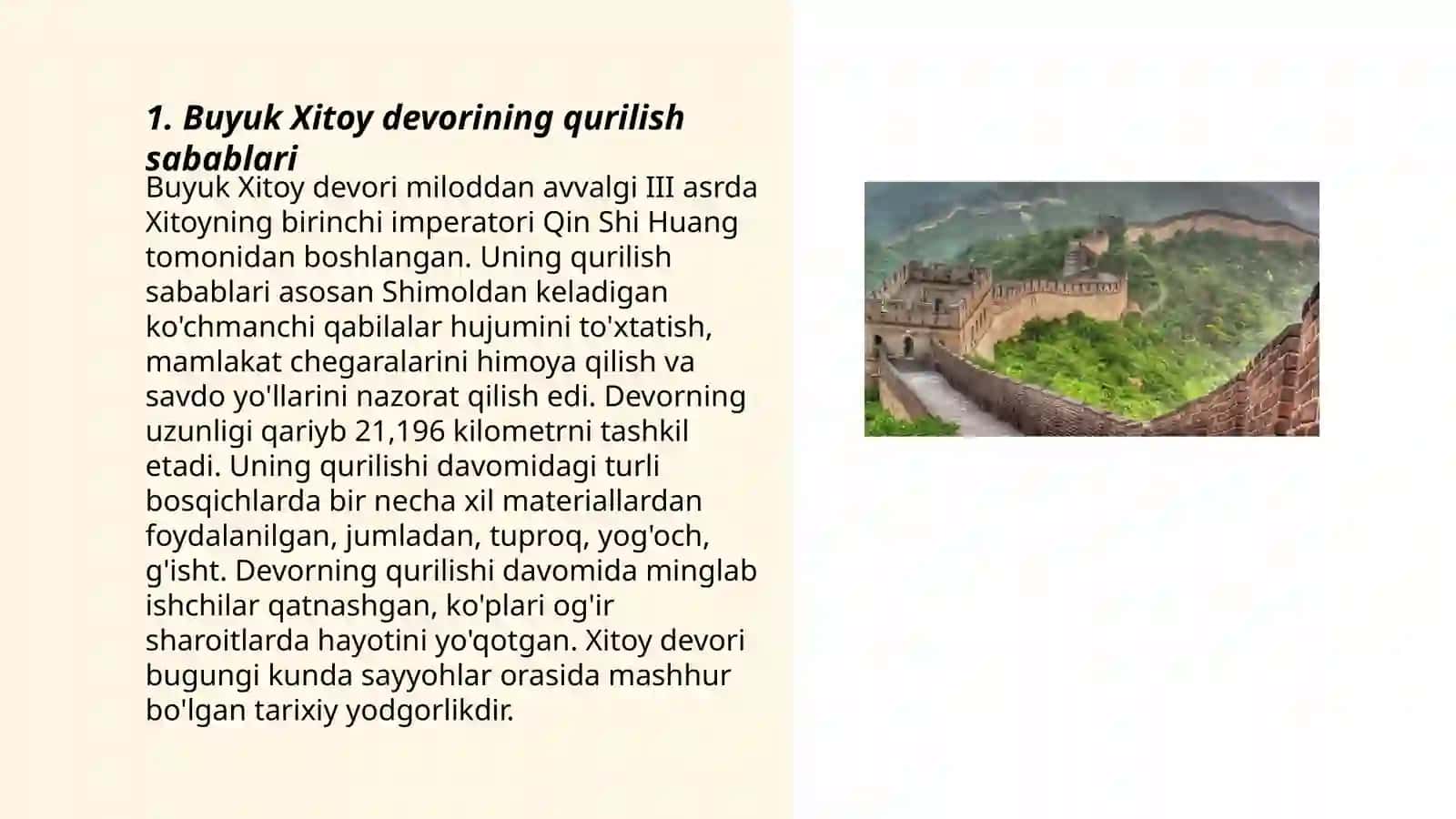Buyuk Xitoy devori tarixi 3
