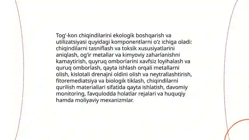 Tog‘-kon, kimyo, metallurgiya sanoati va atrof-muhit muhofazasi 3
