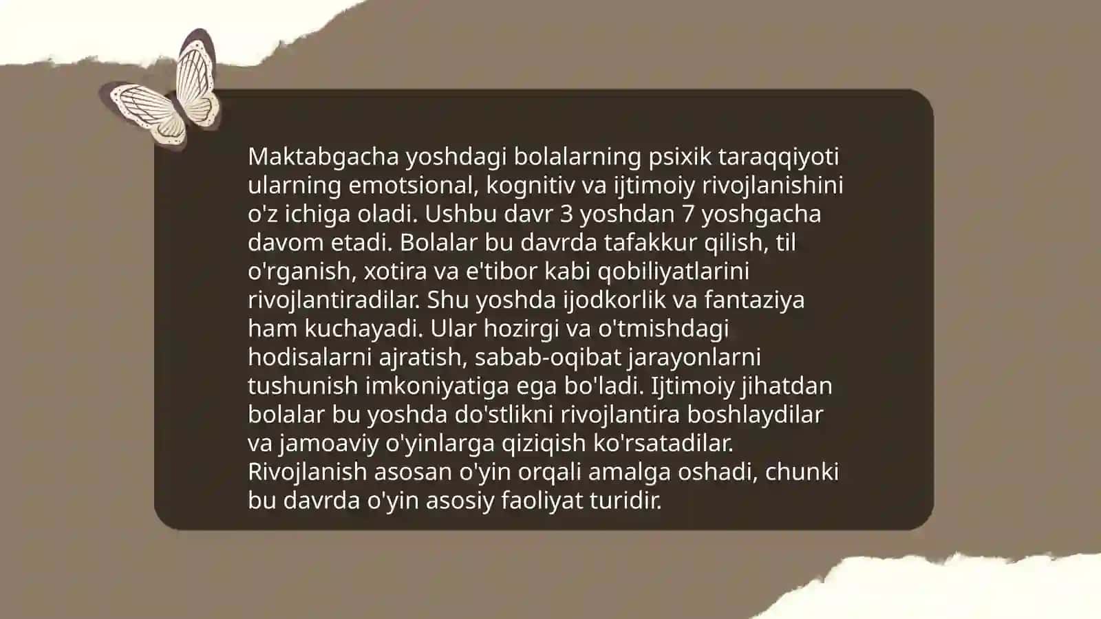 Maktabgacha yoshdagi bolalarning psixik taraqqiyoti 3