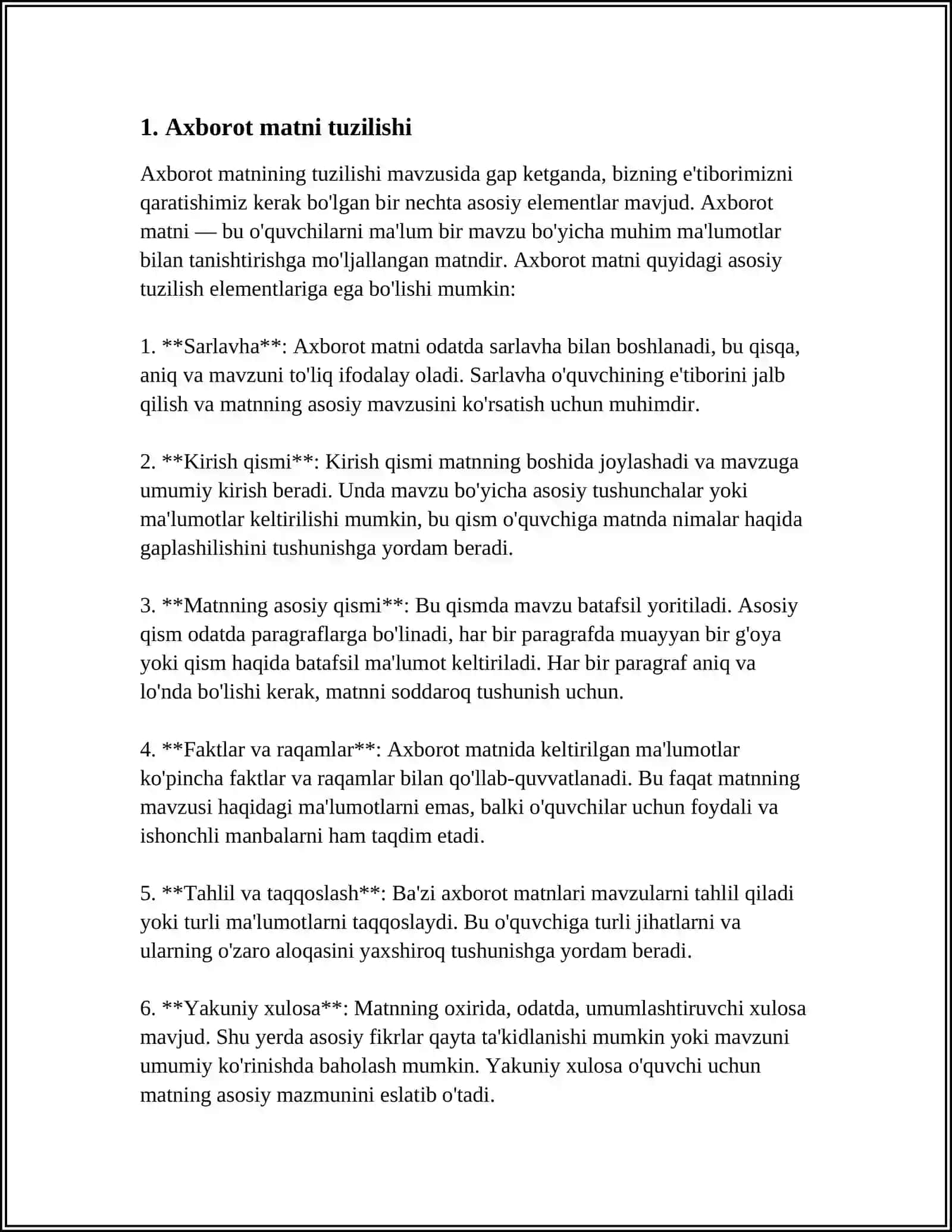 AXBAROT MATINLARI BILAN ISHLASH VA MEDIA MADANIYATI 3
