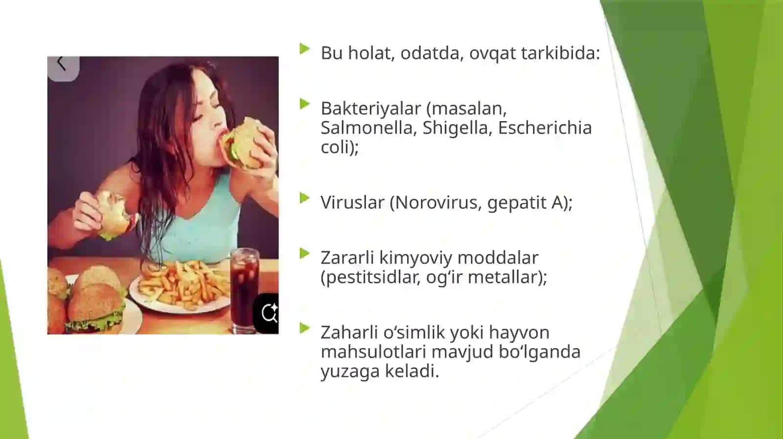 ovqatdan zaharlanish turlari va ularning oldini olish chora tadbirlari 3