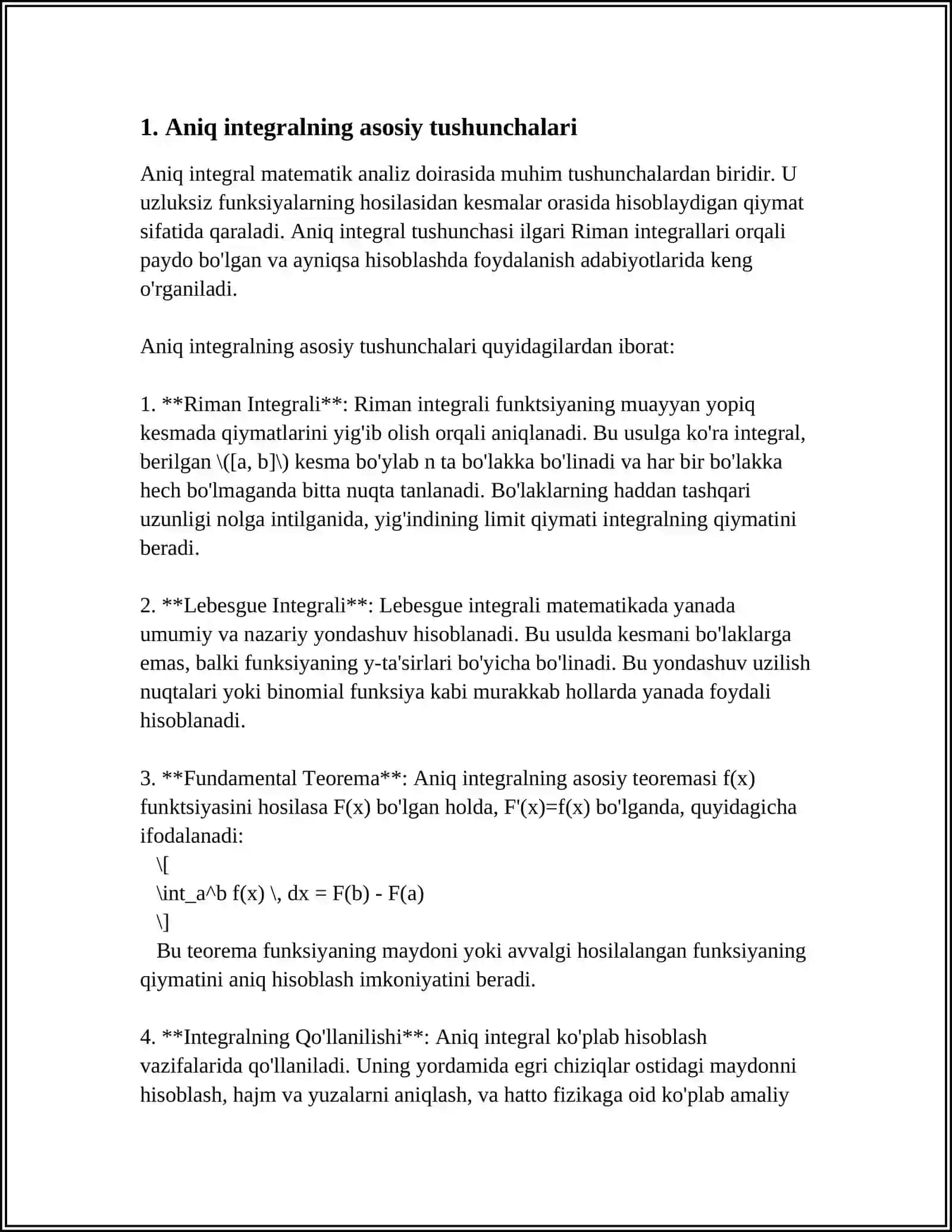ANIQ VA ANIQMAS INTEGRAL 3